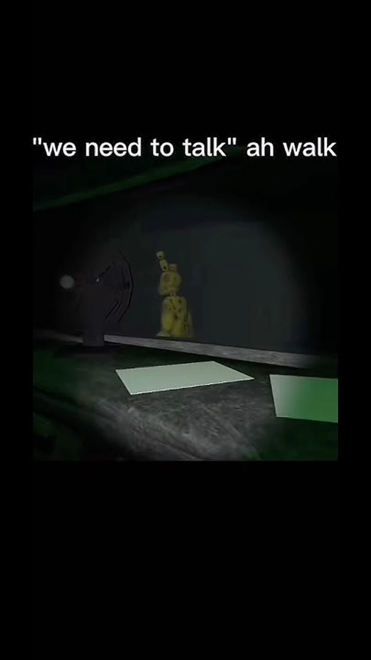 “We need to talk” ahh spring trap