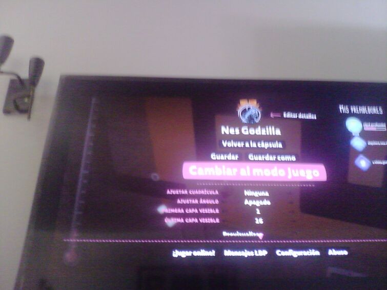 vieron mi nivel de little big planet 3 de nes godzilla