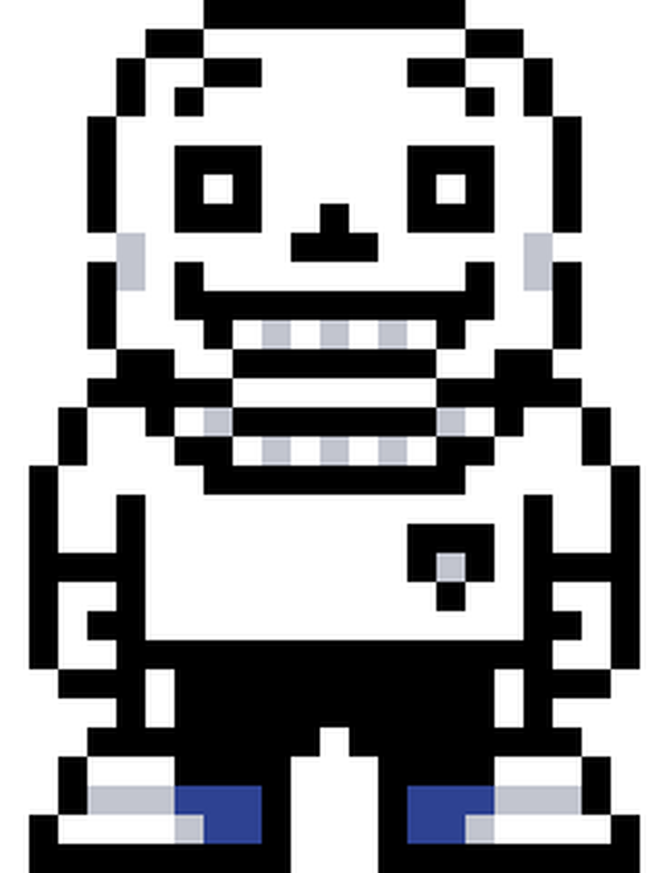 Undertale Sprite Comic Sans Sans-serif Pixel Art Transparent PNG