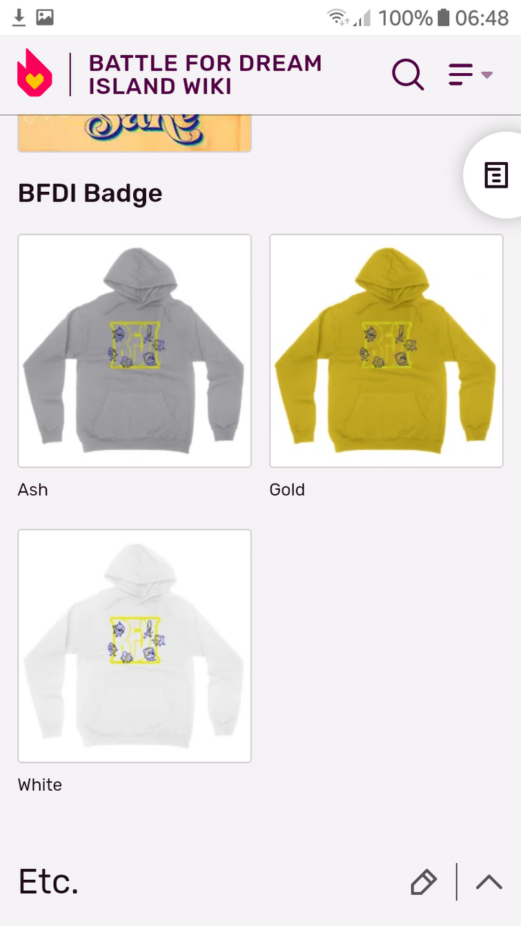 BFDI Badge Hoodie – Crowdmade