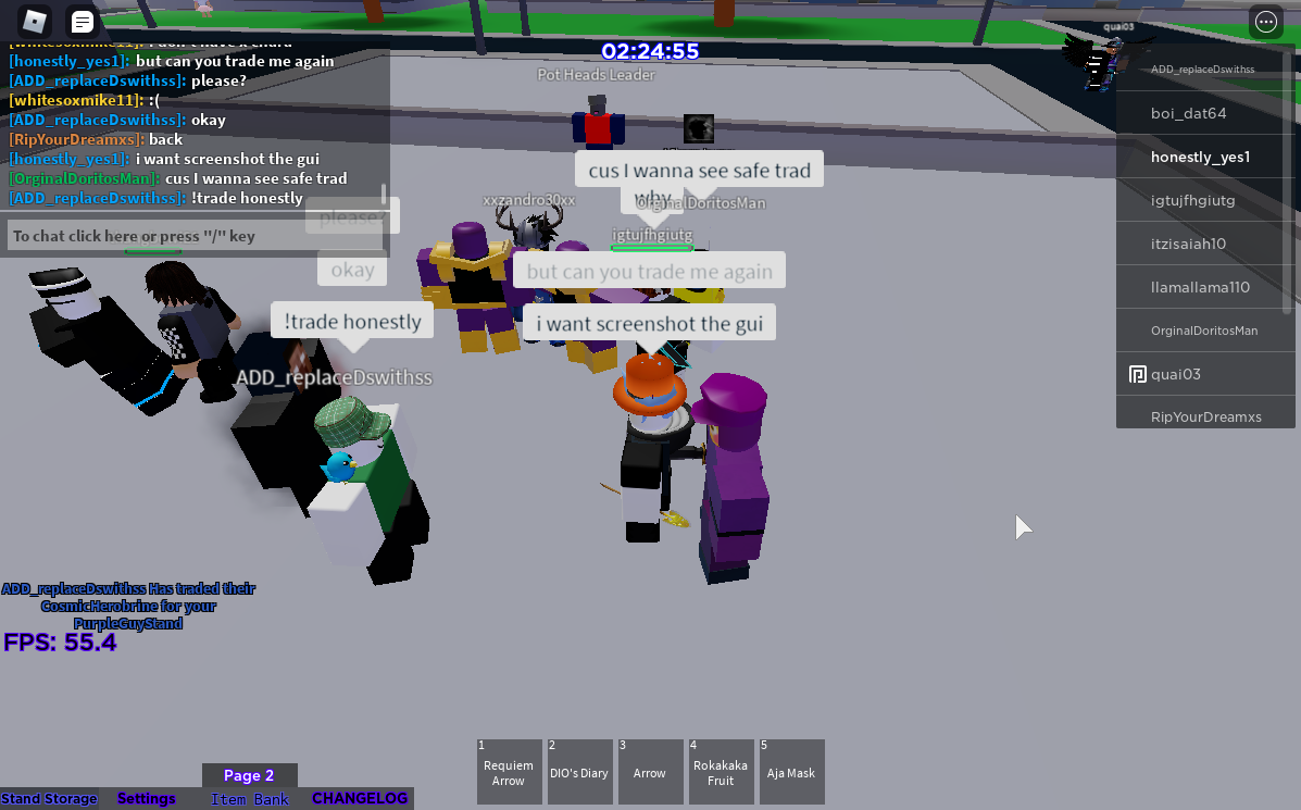 When Abj Actually Has Good Trade Protection Fandom - roblox trading glitch