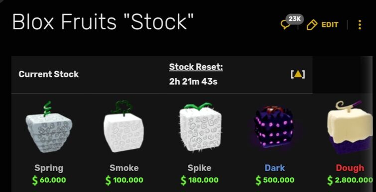 Dough Fruit in Stock!! #bloxfruits #bloxfruit #roblox #bloxfruitsroblo