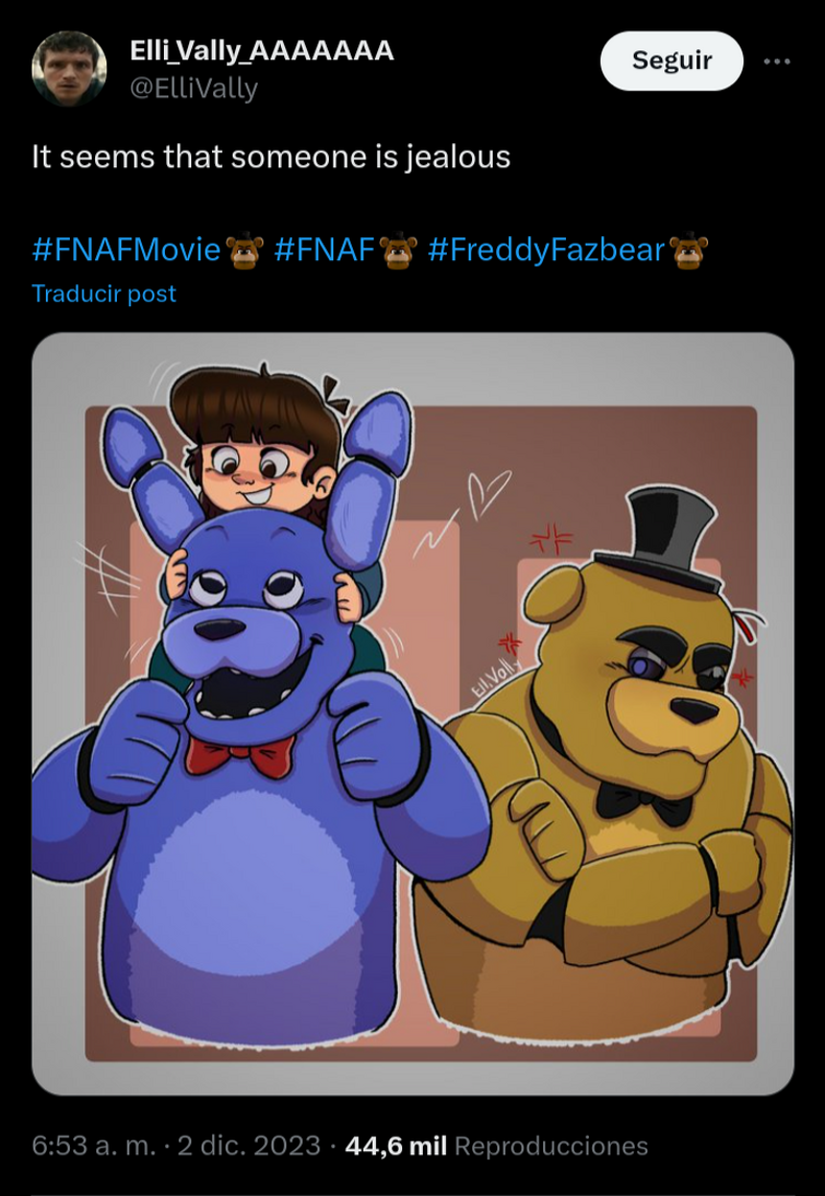 Golden Freddy And Abby (FNAF Movie Fanart) by mondewebcom on DeviantArt