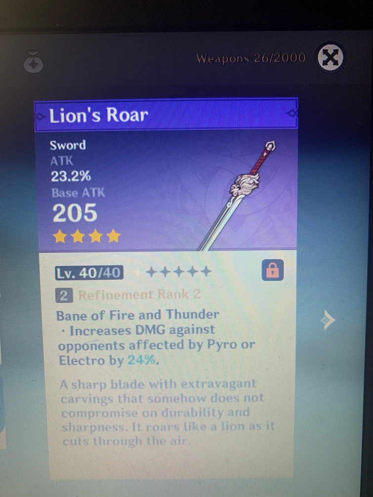 is the lions roar any good? if so which character should i put it on