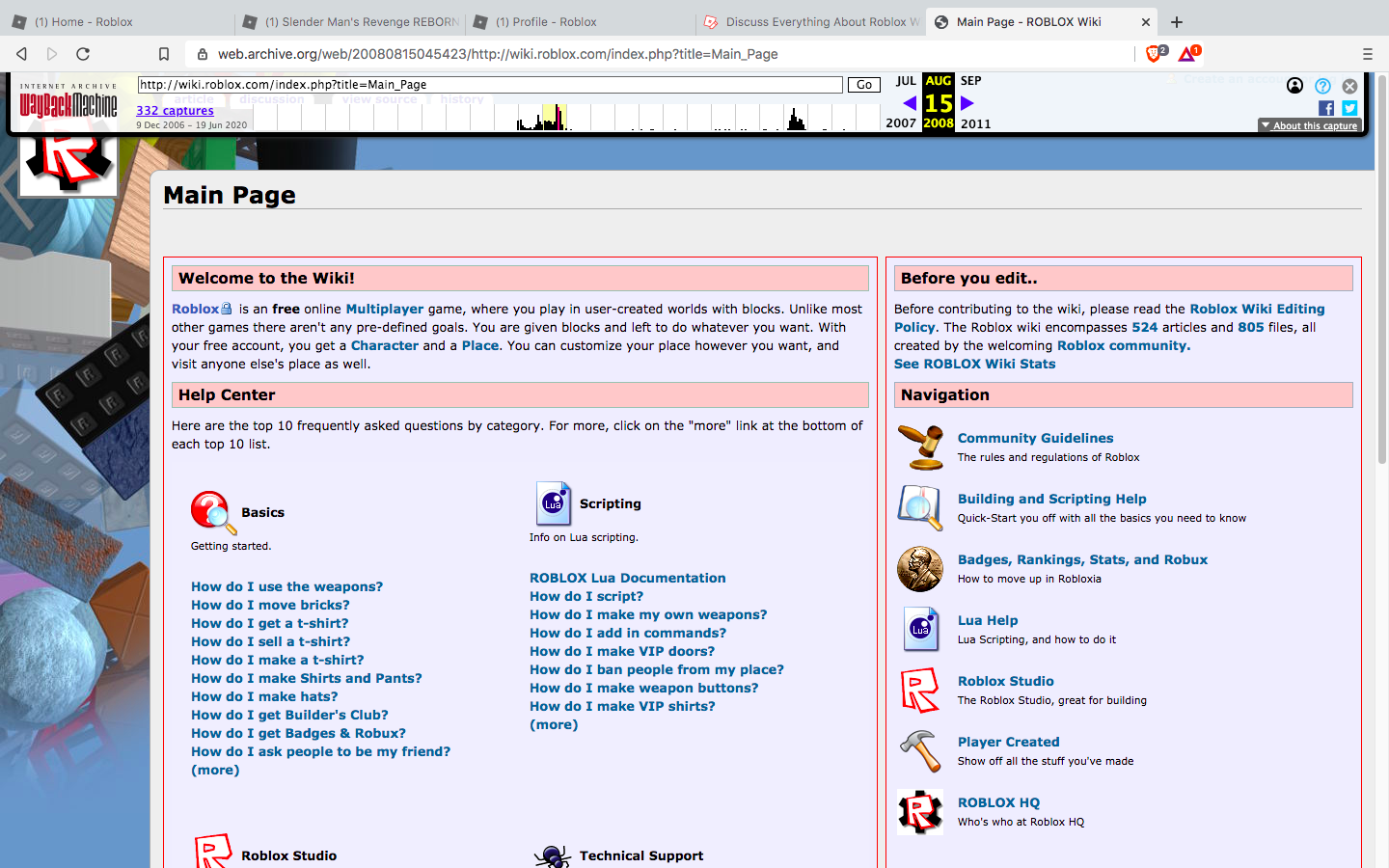 Roblox Wiki (website), Roblox Wiki
