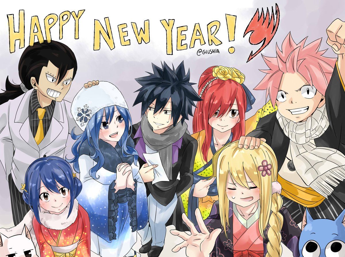 Featured image of post Anime New Years Fairy Tail : Fans are just now getting a taste of where the new story is taking natsu dragneel, lucy heartfilia, and happy the cat, but already the way the plot is being fairy tail manga creator hiro mashima officially finished the first series back in july 2017 with chapter 545.