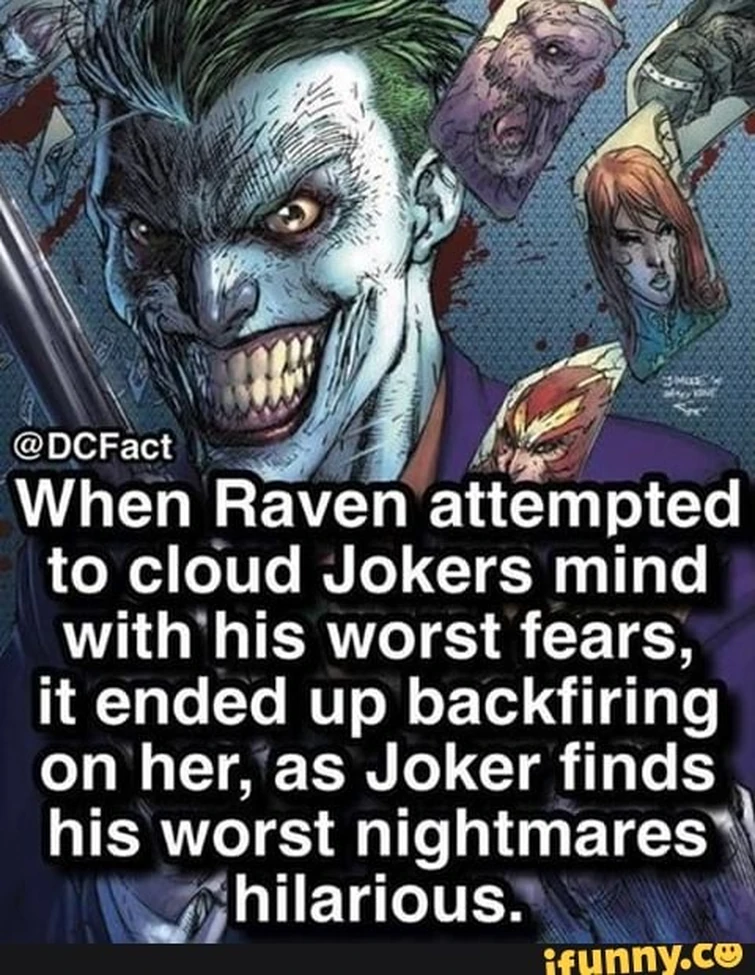 What do you think is joker's true fear Fandom