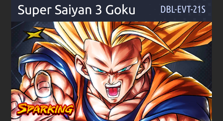 Super Saiyan God Goku (DBL-EVT-22S), Characters, Dragon Ball Legends