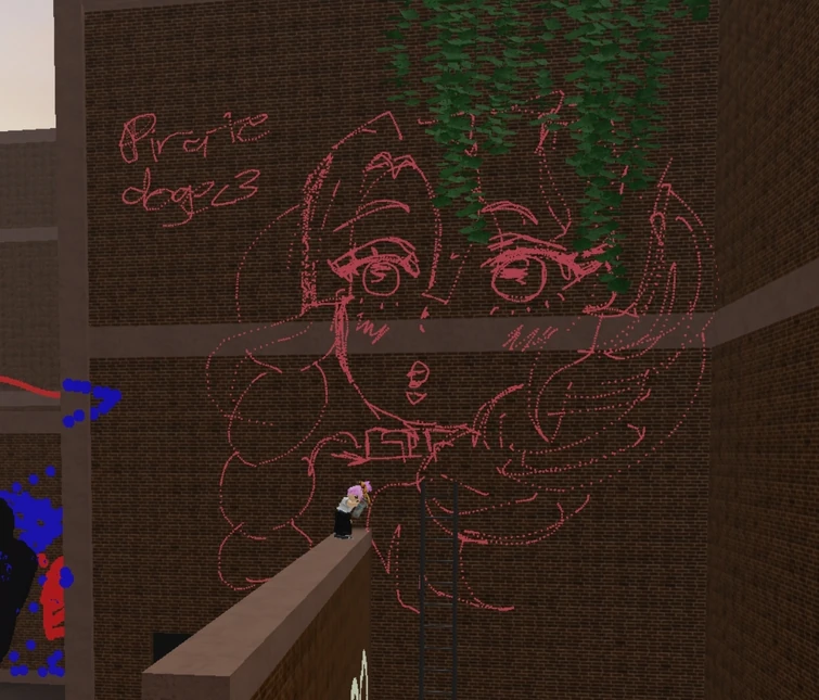 I tried to draw Mitsuri in roblox spray paint Fandom