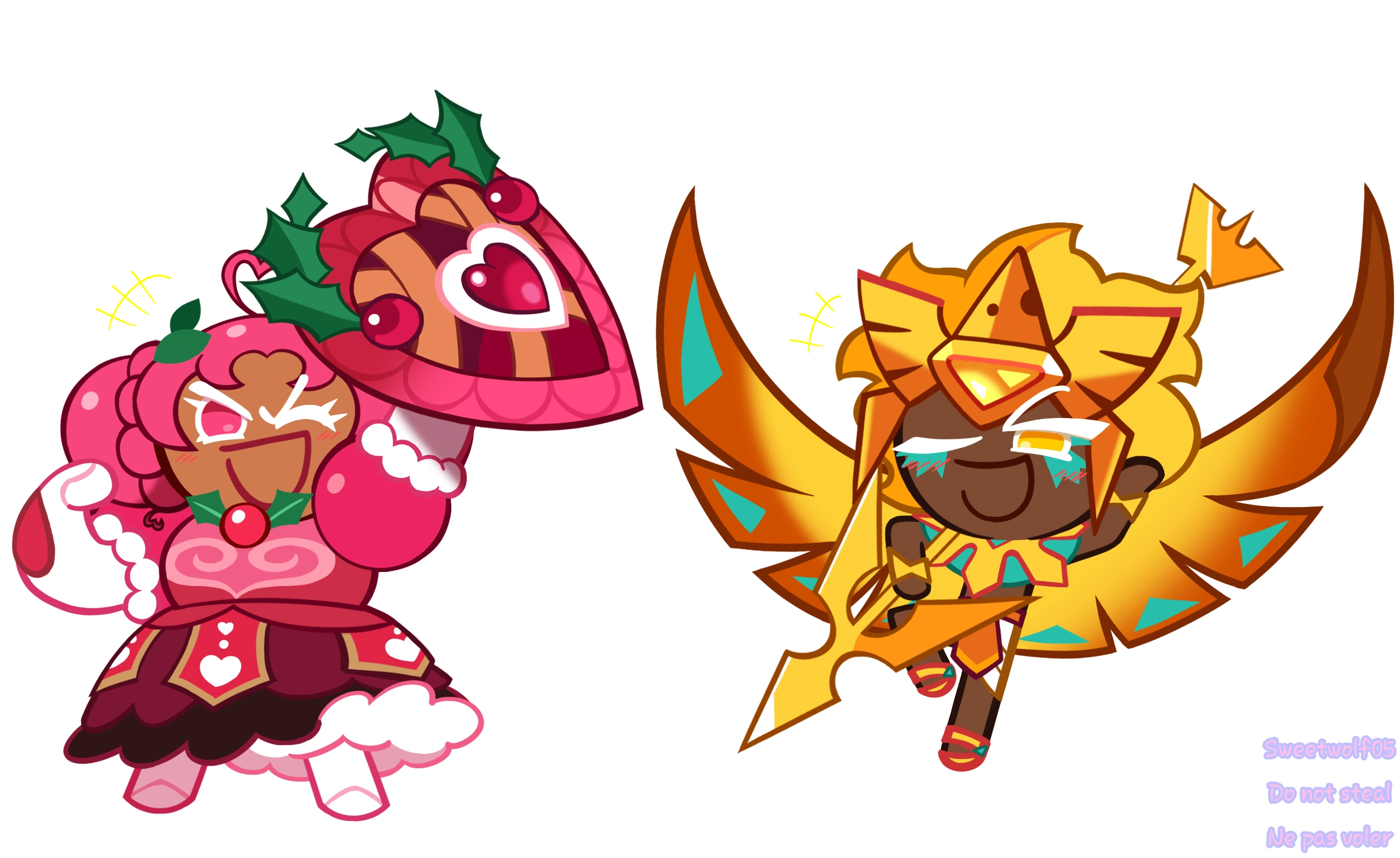 Hollyberry x Golden Cheese headcanon (& sprite edit) Fandom