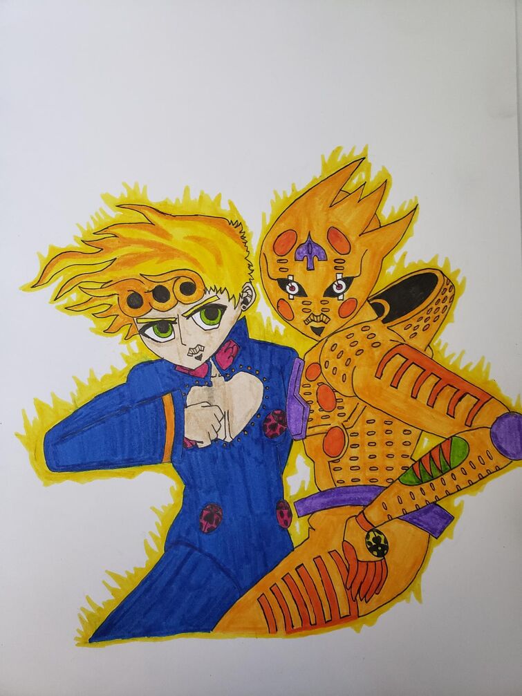 Giorno Giovanna/Gold Experience Requiem VS Johnny Joestar/Tusk Act