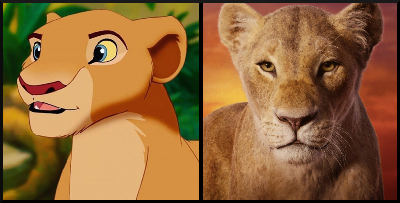 Nala From The Lion King Then Vs Now Which Character S