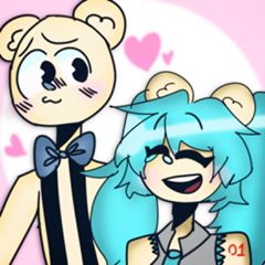 Rubberhose And Miku Love Each Other Fandom - roblox bear miku