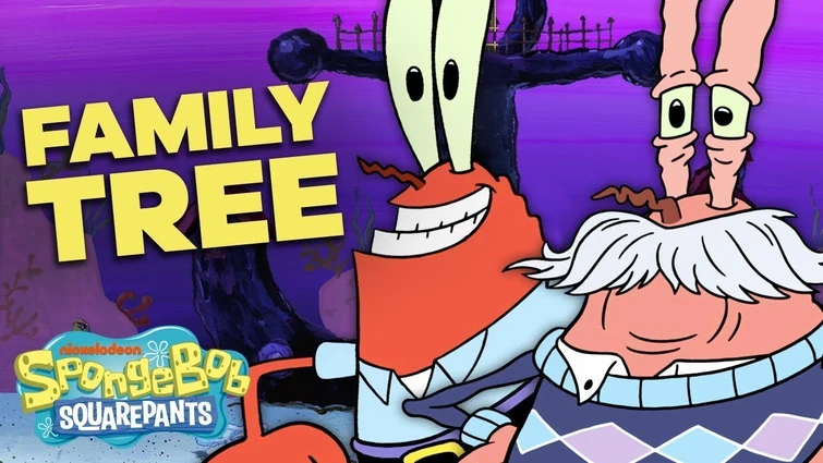 The MR. KRABS Family Tree 🦀💰 #SpongeBobSaturdays