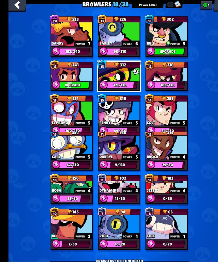 Best Brawlers To Upgrade Fandom - brawl stars best way to improve brawlers