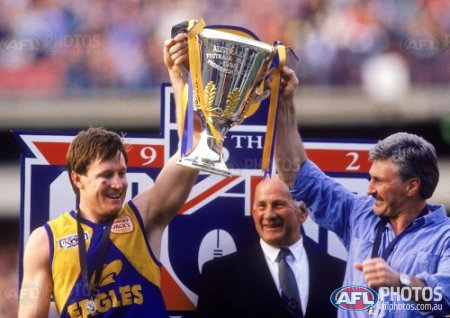 West Coast Eagles Men's 1992 Premiership Woollen Guernsey Long