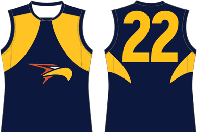 West Coast Eagles - FIRST LOOK: Chris Masten shows off our new indigenous  guernsey to be worn by the boys on Friday. Details: