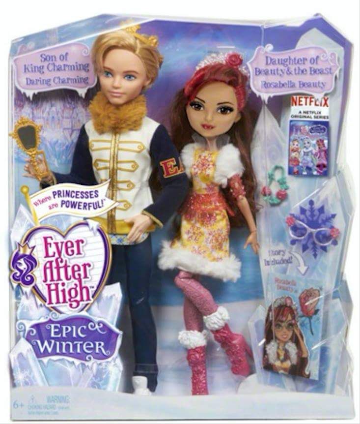 EVER AFTER HIGH DLB38 DARING CHARMING AND ROSABELLA BEAUTY DOLLS