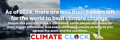 2024 Climate Clock ad