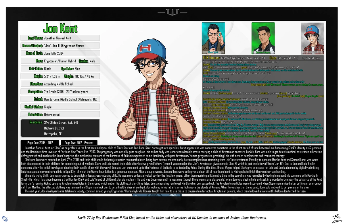 Oracle Files Jon Kent 1 Earth27 Wiki Fandom