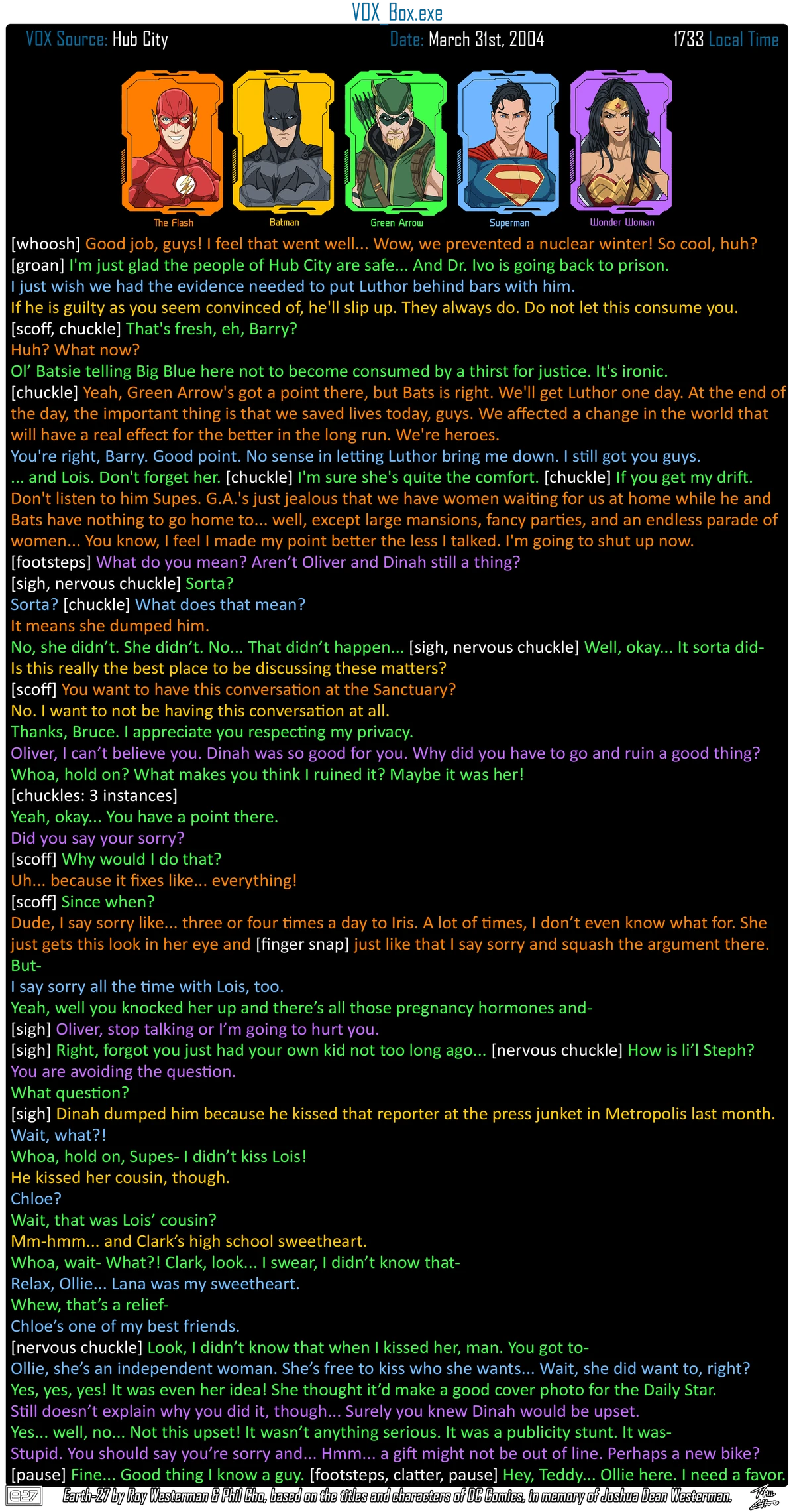 VOX Box Ollie Apologies Earth27 Wiki Fandom