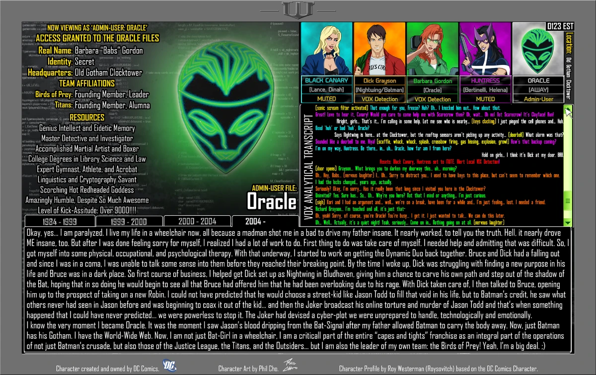 barbaraページ Oracle Files: Barbara Gordon 4 | Earth-27 Wiki | Fandom