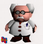 Dr. Andonuts as he would appear in EarthBound 64.