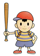 Artwork di Ness in Super Smash Bros.