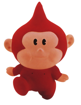 Bubble Monkey clay model