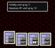 Vitality increase screenshot