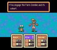 Битва с Бронированной лягушкой и Фермерским зомби