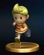 Lucas trophy from Super Smash Bros. Brawl.