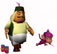 EarthBound 64 render of Fassad and Salsa.