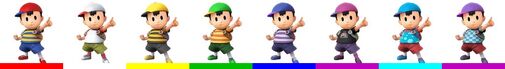 Ness skins SSBWiiU 3DS