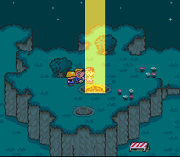 Buzz Buzz appears moments after a bright light engulfs the meteor