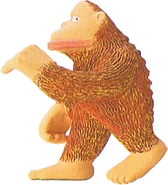 Modello d'argilla del Big Foot.