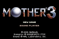 MOTHER3のみ！ MOTHER3