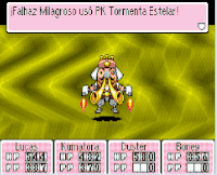 PK Tormenta Estelar usado por un enemigo Mother 3