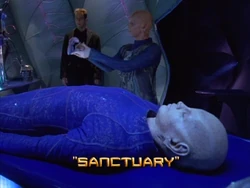 Sanctuary Title Card