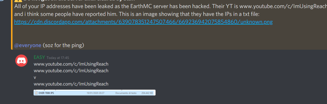 EarthMC Minecraft Servers