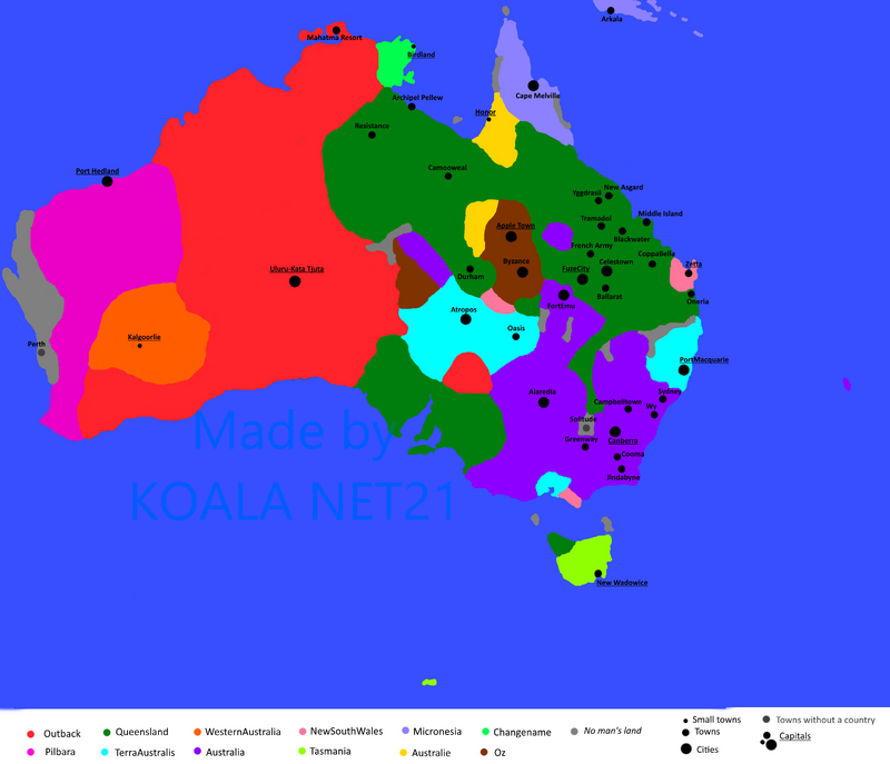 Australia map