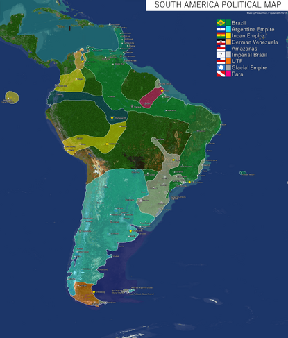 South America Map