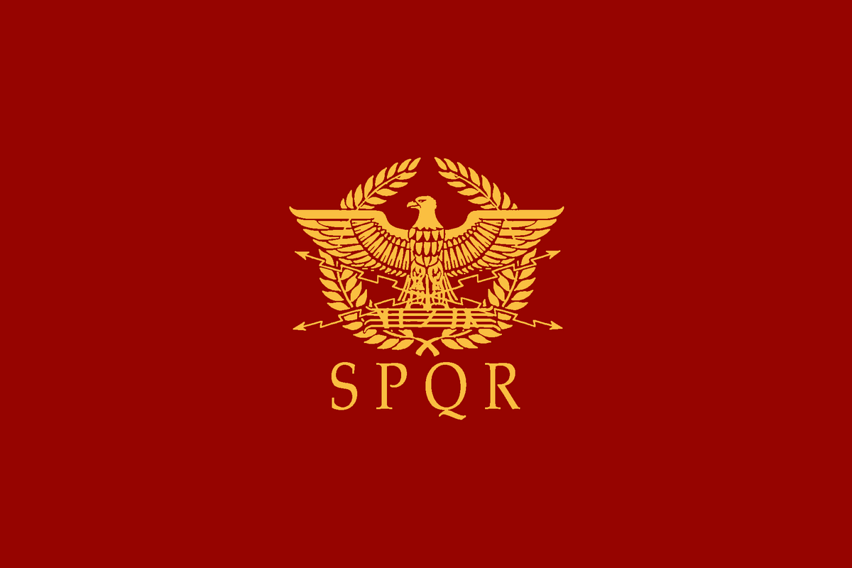 Штандарт Рима SPQR