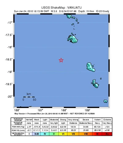 2010 January 25, Vanuatu | Earthquakes Wiki | Fandom