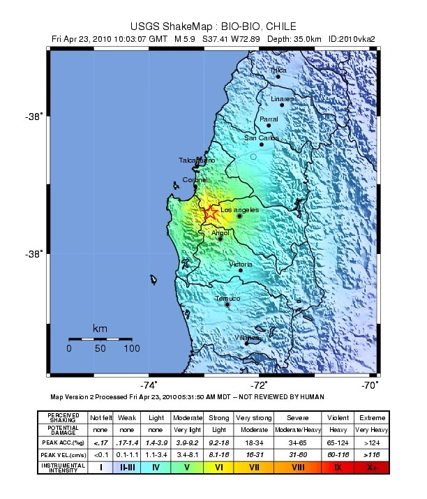 2010 April 23, Chile Earthquakes Wiki Fandom