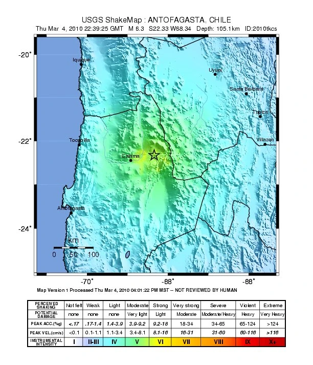 2010 March 4, Chile Earthquakes Wiki Fandom