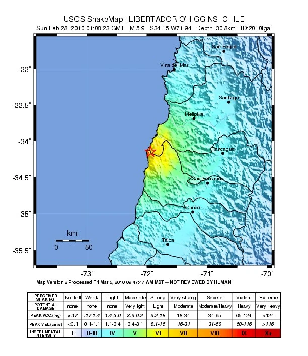 2010 February 27 (2208), Chile Earthquakes Wiki Fandom