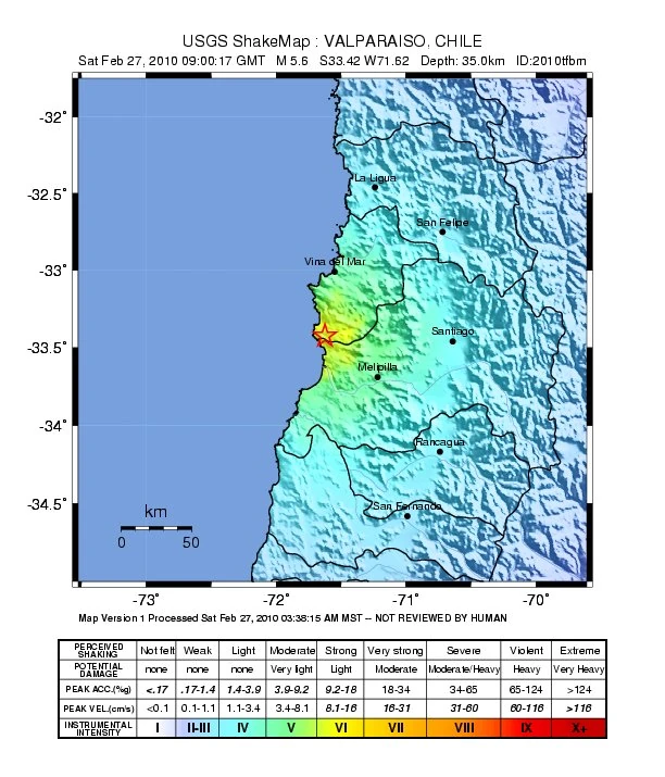 2010 February 27 (0600), Chile Earthquakes Wiki Fandom