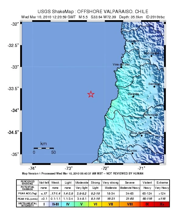 2010 March 10, Chile Earthquakes Wiki Fandom