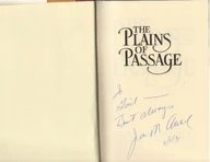 autographed novel